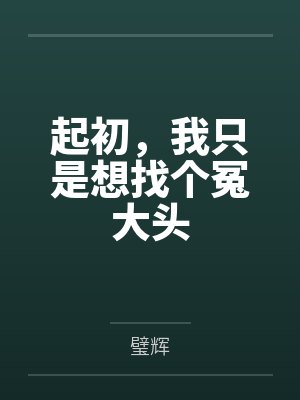 起初，我只是想找個(gè)冤大頭